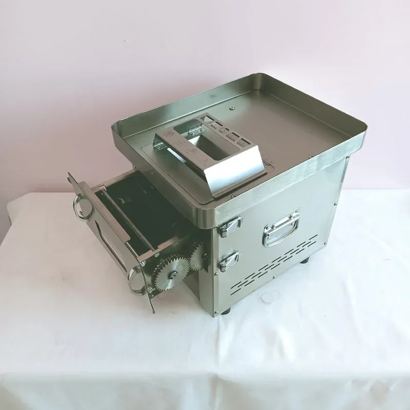Fully Automatic Meat Cutter Slicer Commercial Multifunction Two In One Cut meat Vegetables Shredded