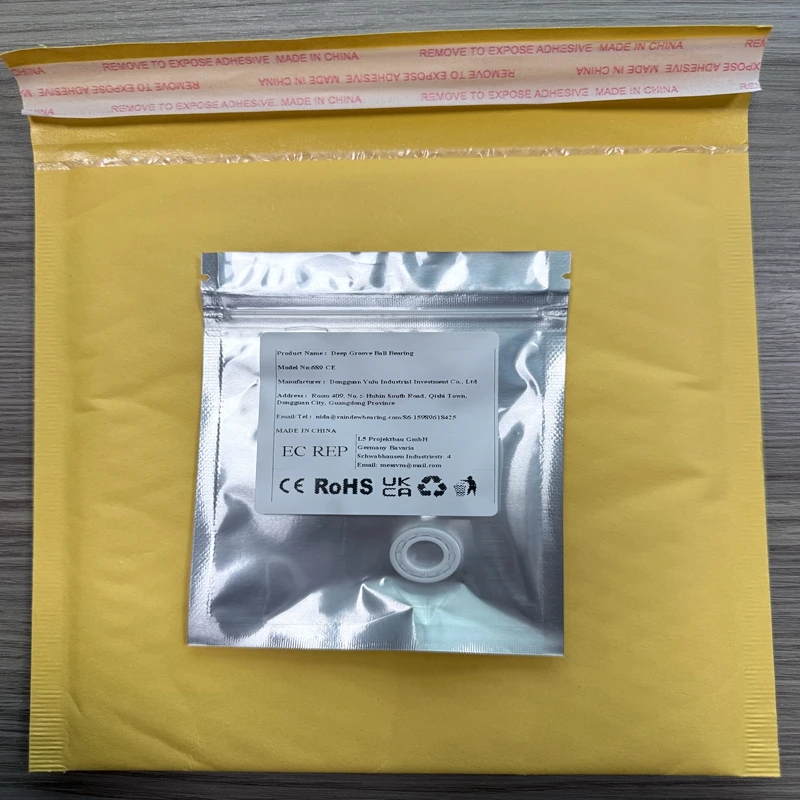 

5PCS 689CE 9x17x5 mm Full Ceramic Bearing Zro2 Material 689 CE All Zirconia 689 CE Ball Bearings