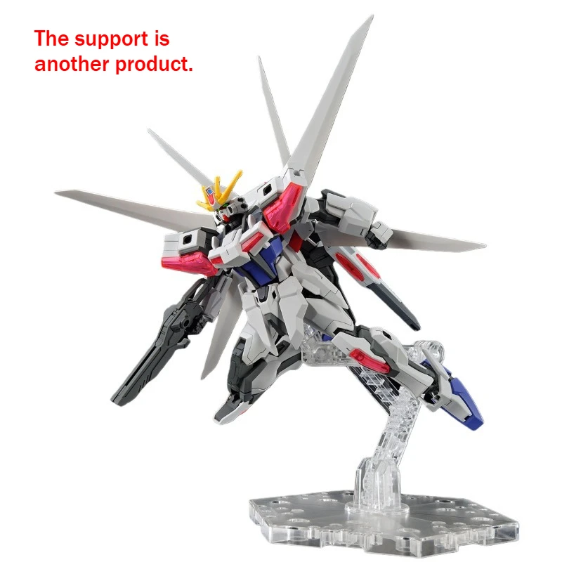 متوفر في المخزون بانداي حقيقية EG 1:144 خلق الاعتداء فرط غالاكسي جاندام أنيمي عمل الشكل التجمع نموذج اللعب الهدايا