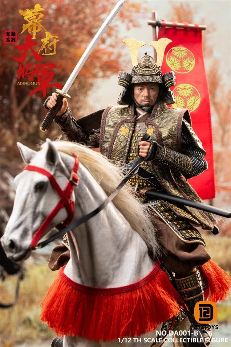 D12TOYS DA001 1/12 Soldier Shogunate Grand General Renma Flag Deluxe Edition Full Set 6'' Action Figure Model Toy In Stock