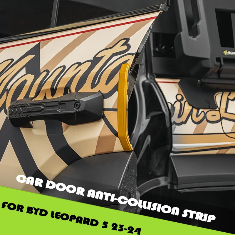 

Полоса для предотвращения столкновений на двери автомобиля, подходит для BYD Leopard 5 23-24, модифицированная отделка кузова автомобиля с защитой от царапин, внешние детали для обновления автомобиля