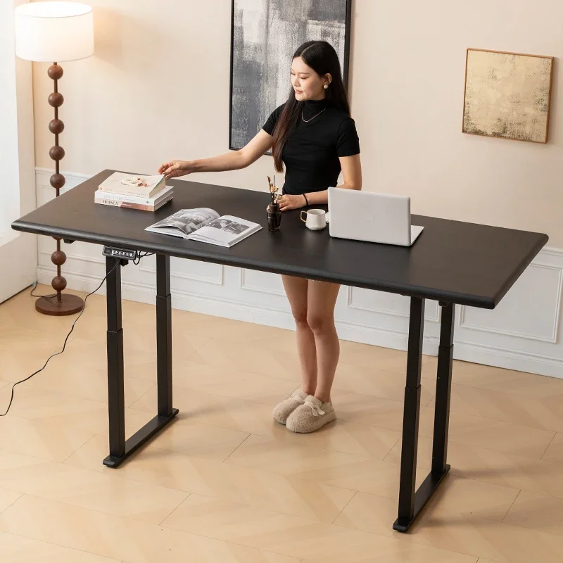 Elevate Writing Wood Desk Luxury Manager Adjustable Study Computer Table Standing Office Electric Escritorio Office Furniture