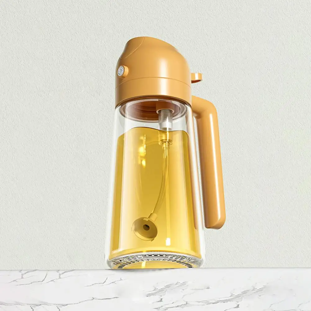 Glass Oil Spray Bottle Oil Sprayer for Cooking 2 1 Glass Oil Dispenser 500ml/17oz Food-grade Reusable Spray Bottle for Kitchen