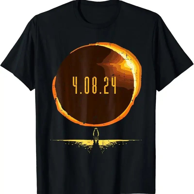Sun Total Solar Eclipse 2024 Totality April 8 Kids T Shirt