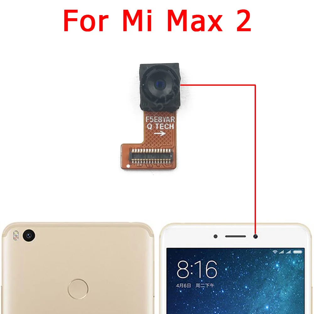 For Xiaomi Mi Max 2 Mix 2S Note 10 Pro Play A1 A2 Lite A3 Facing Front Selfie Camera Module Frontal Flex Spare Parts