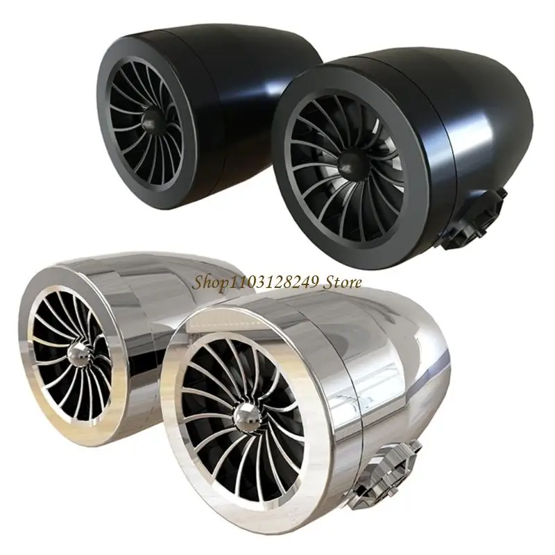 

N5KD Motorcycle Speaker With Built In USB Port Weatherproof Housing For All Terrain Bikes Quick Installation Guide Included