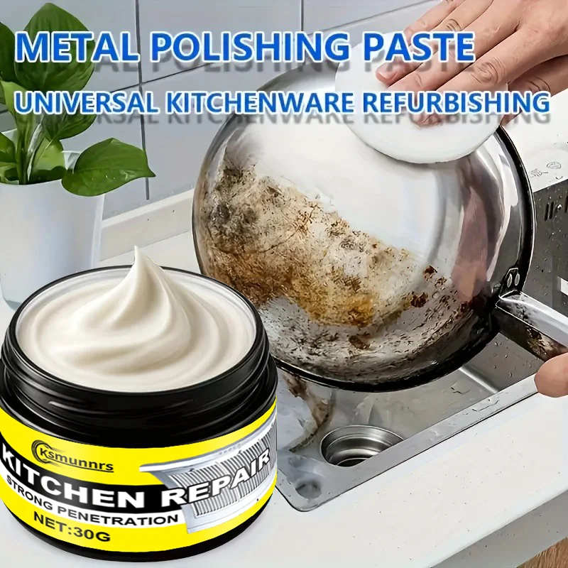 Versatile Metal Repair Compound - Restores, Effective Solution for Kitchen And Bathroom Surfaces, Tackles Rust Stains, Easily Fi