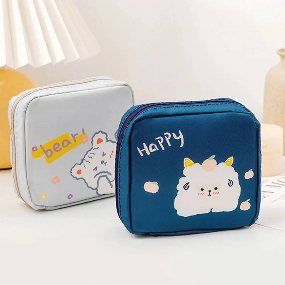 Women Mini Sanitary Napkin Storage Bag Towel Cosmetic Bags Sanitary Pad Pouch Organizer Coin Card Lipstick Wallet Bag