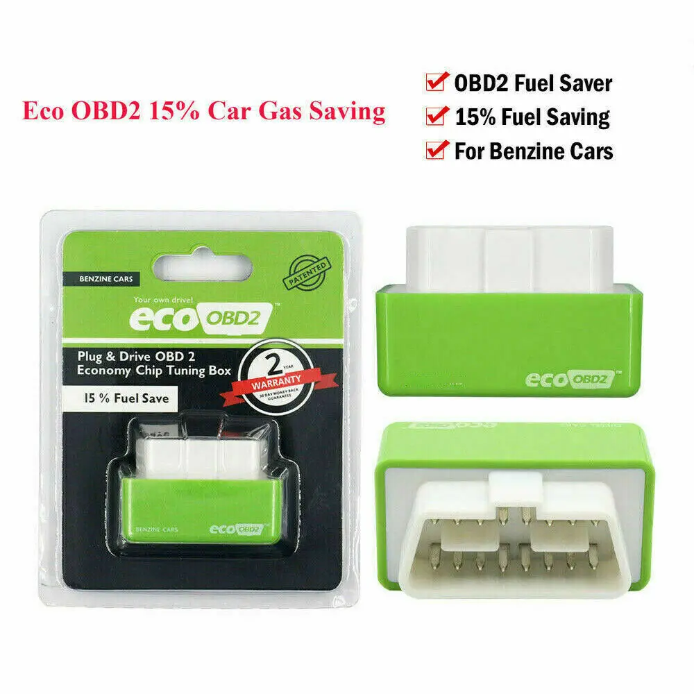 Eco OBD2 Economy Fuel Saver Tuning Box Chip For Petrol Car Gas Saving