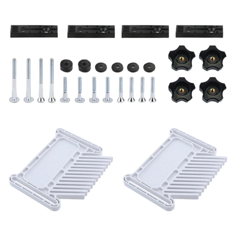 Featherboard โต๊ะเลื่อยเราเตอร์เครื่องไสโต๊ะ Jointer ไม้ Pushers ช่วยลด Kickbacks เพิ่มความปลอดภัยสำหรับงานไม้
