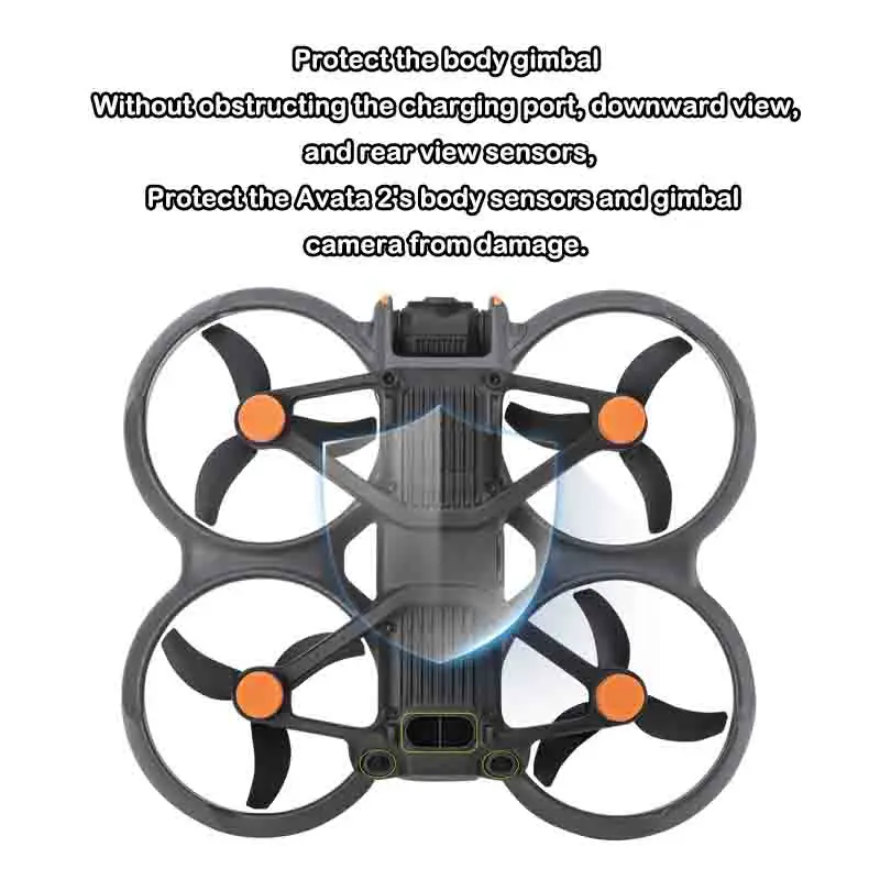 Coussinets de pied en Silicone pour accessoires de Drone DJI Avata 2, rehausseur de 10mm, protecteur de décollage de train d'atterrissage, protection d'amortissement