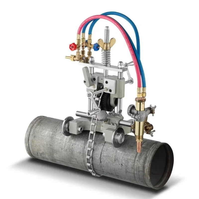 New Hand-operated Chain Pipe Flame Cutting Magnetic Pipe Cutting Machine/beveling Machine