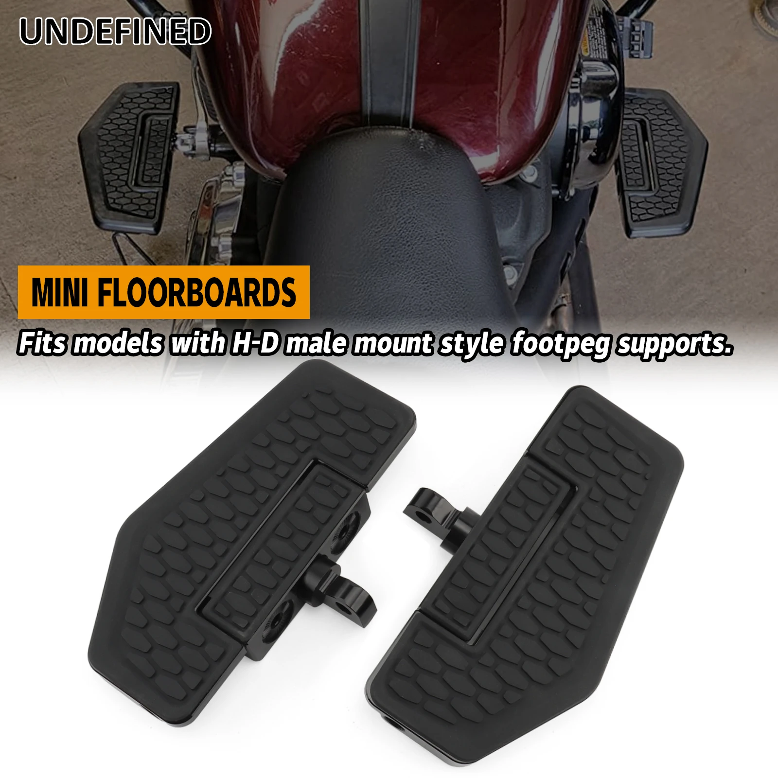 

Motorcycle Hex Folding Foot Pegs Mini Floorboards Footrest Pedals For Harley Touring Road King Sportster 883 1200 Dyna Softail