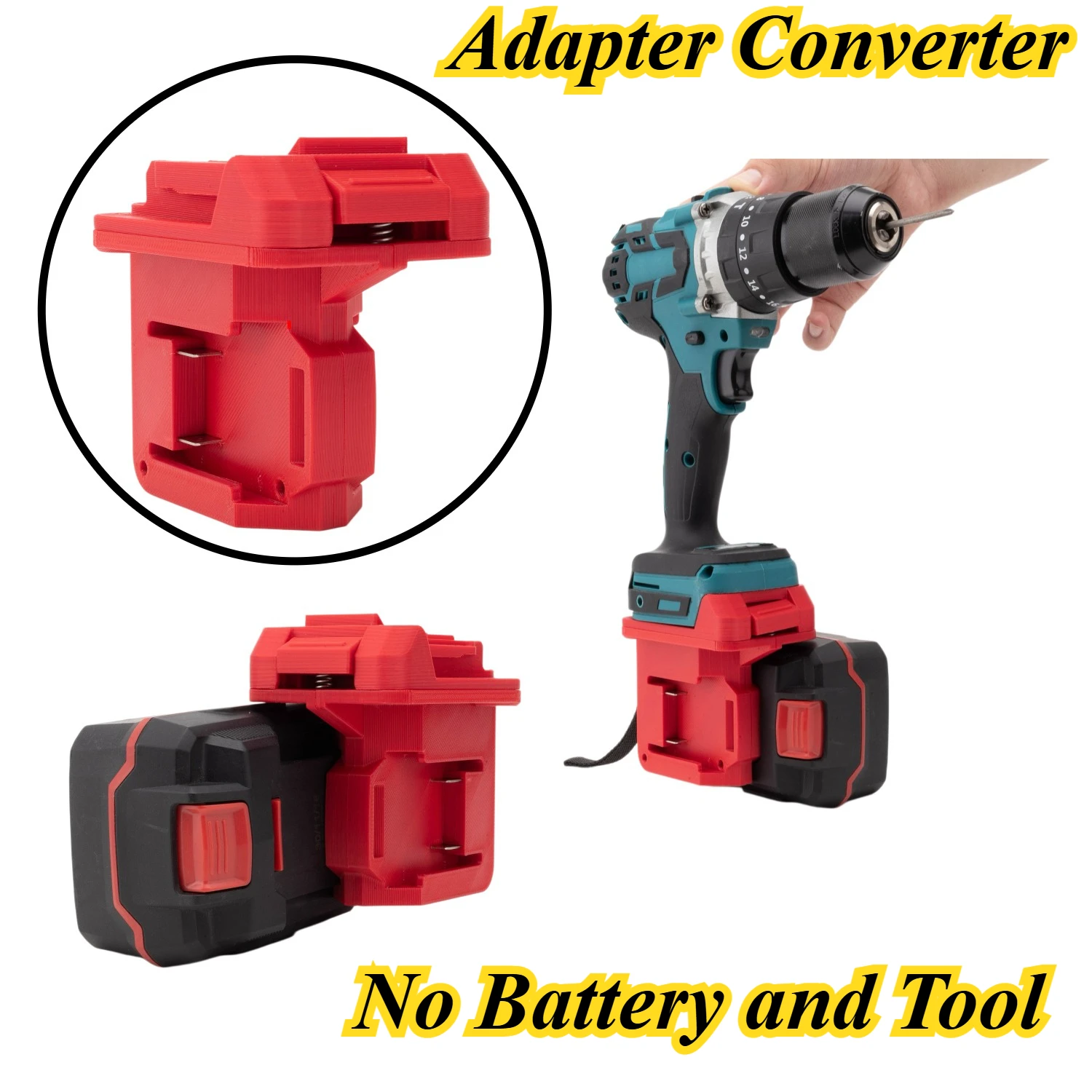 For Two PARKSIDE X20V Battery Parallel Convert To Cordless Portable for Makita 18V Power Tool Converter(No Battery and Tool)