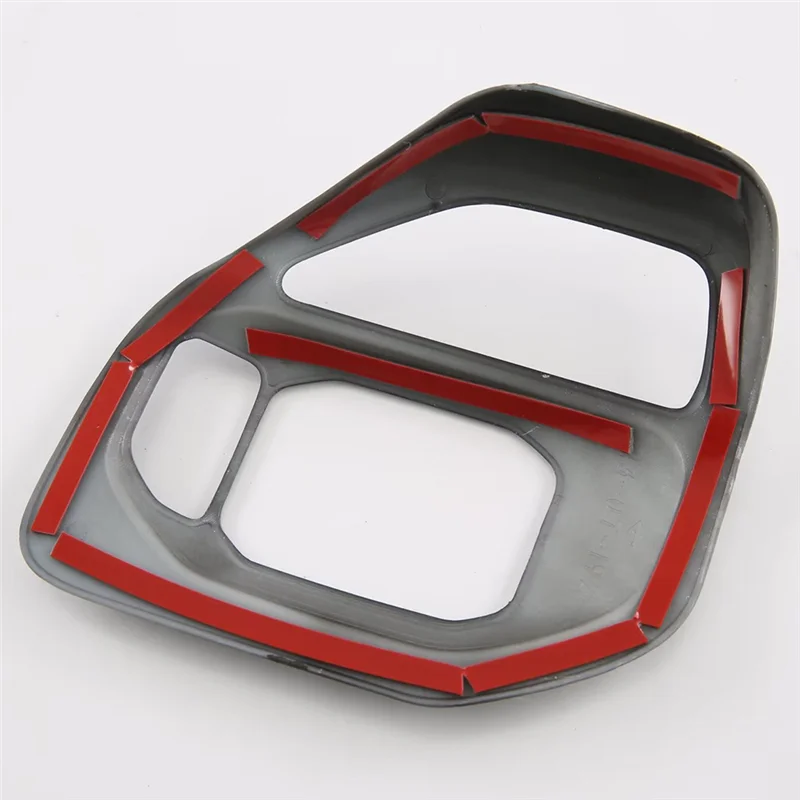 

1 PCS Car Central Drive Mode Swtich Button Frame Trim Cover Carbon Fiber Pattern Plastic For Dodge RAM 1500 2500 3500 2019-2023