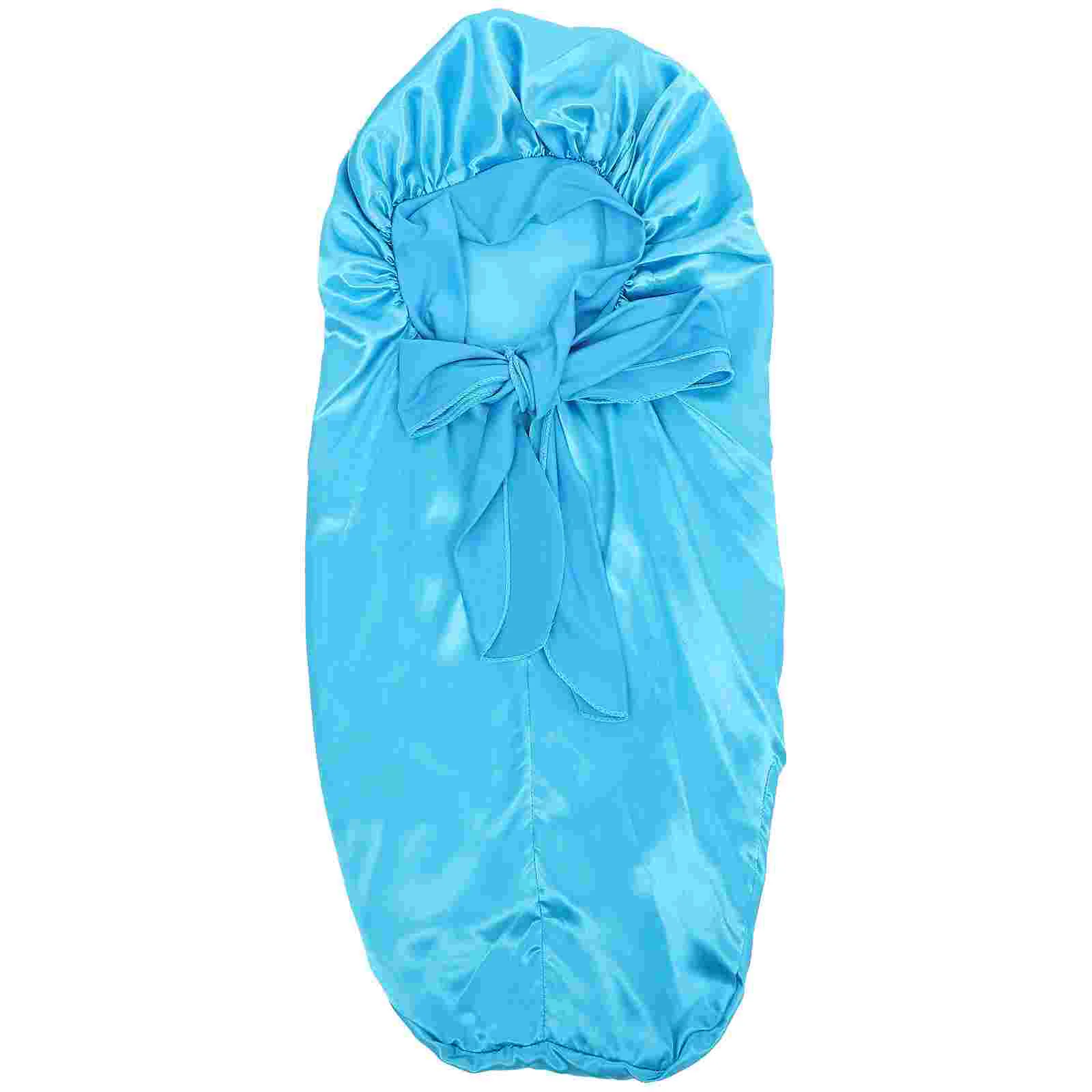 

Streamer Long Decorative Sleep Delicate Hair Ring Convenient Satin Hat for Women