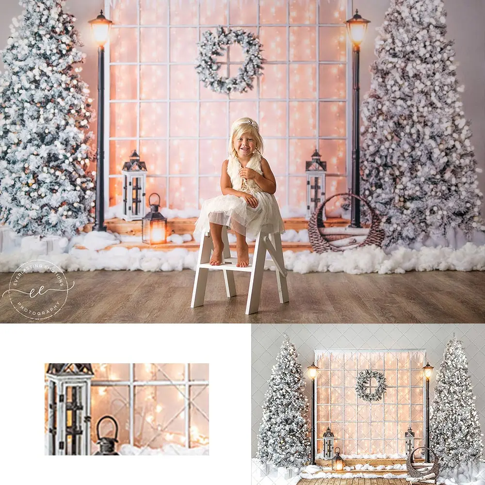 

Glowing View Christmas Winter Backdrop Kids Baby Cake Smash Photography Props Child Adult Birthday Photo Shoot Backgrounds