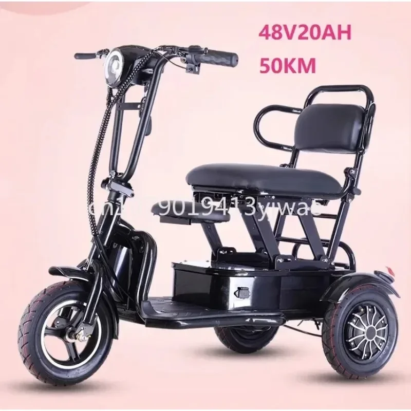 3 wheeler elderly folding mobility handicap disabled three wheel electric scooters with removable battery