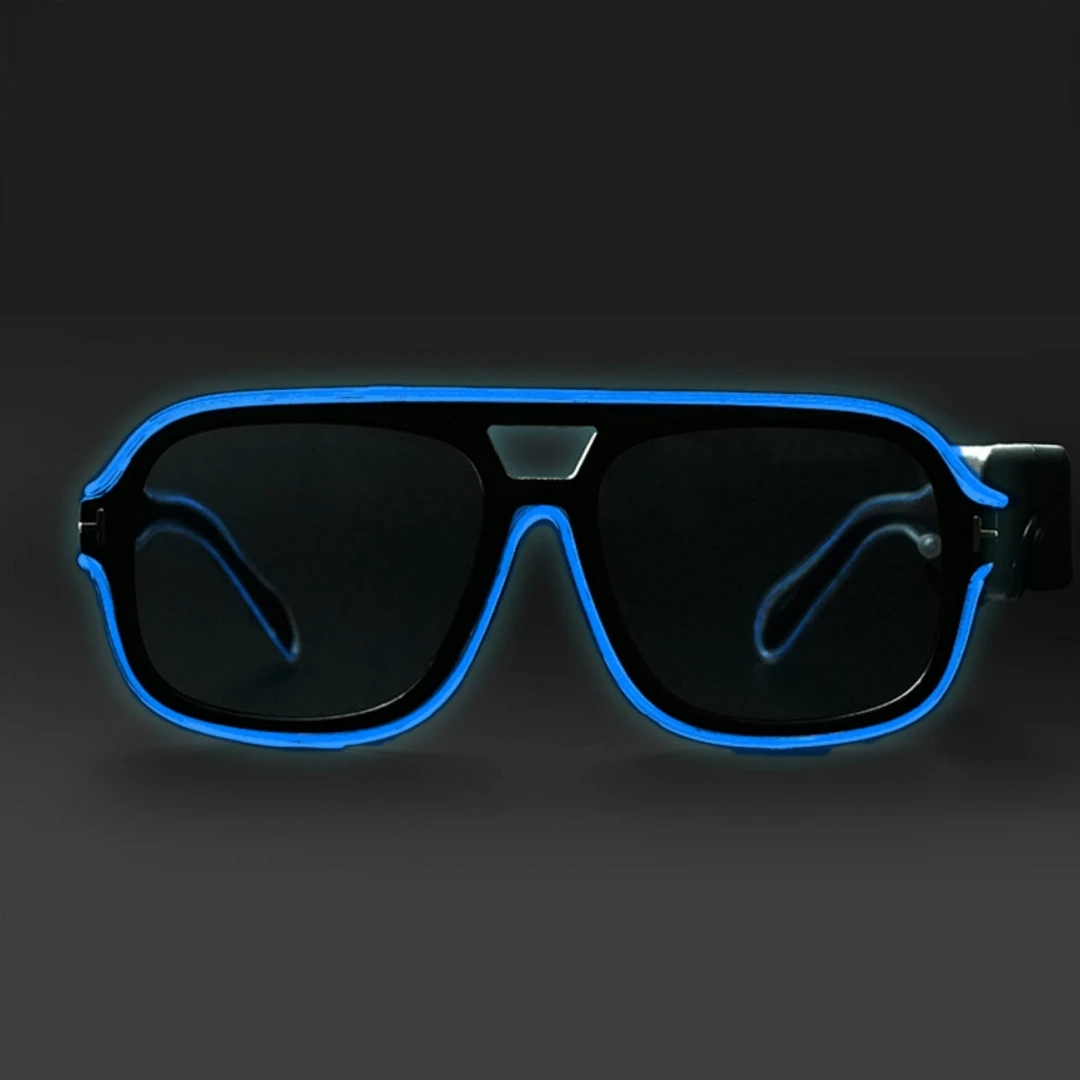 Wireless Driving Pilot LED Luminous Glasses