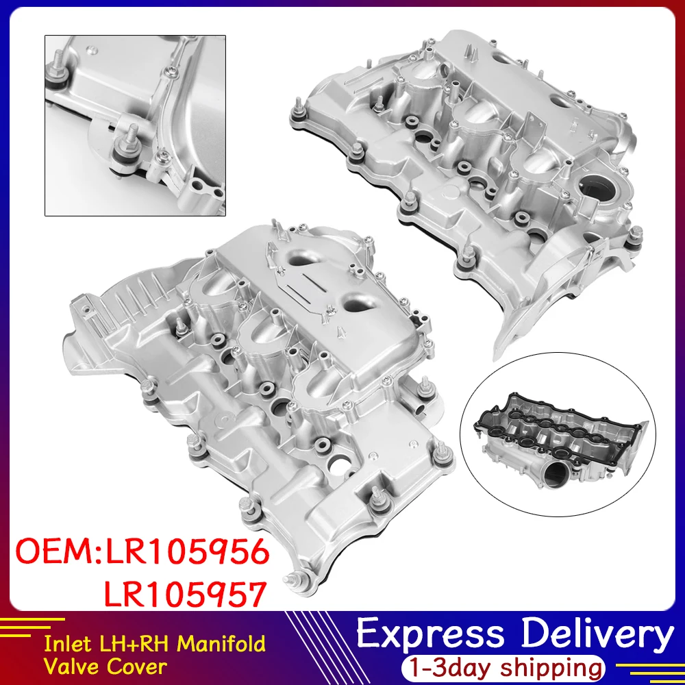 

Inlet LH+RH Manifold Valve Cover Kit LR105956 LR105957 Applicable for Range Rover Sport L322 L494 3.0 SDV6 2010-2013