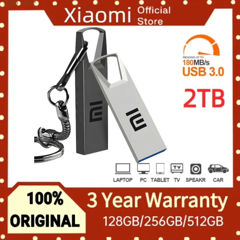 USB-флеш-накопитель Xiaomi, 3,0 Гб, 512 ГБ, 1 ТБ