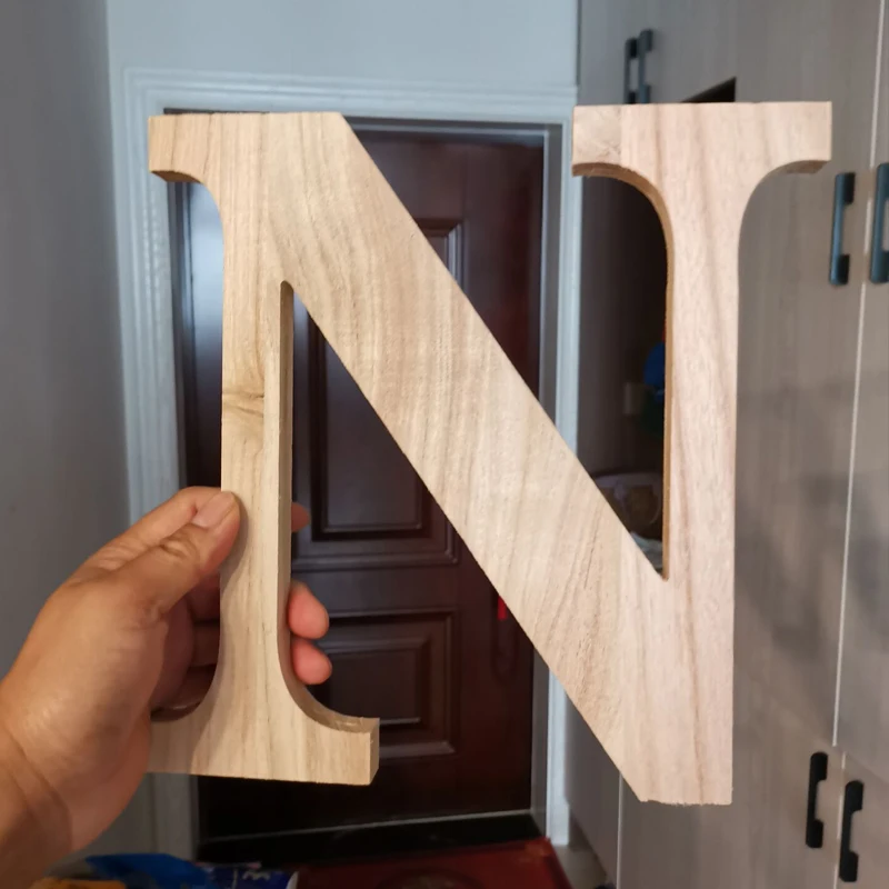 Wooden Letters ONE Decoration Decoration Letters Wood Decorations Crafts Names