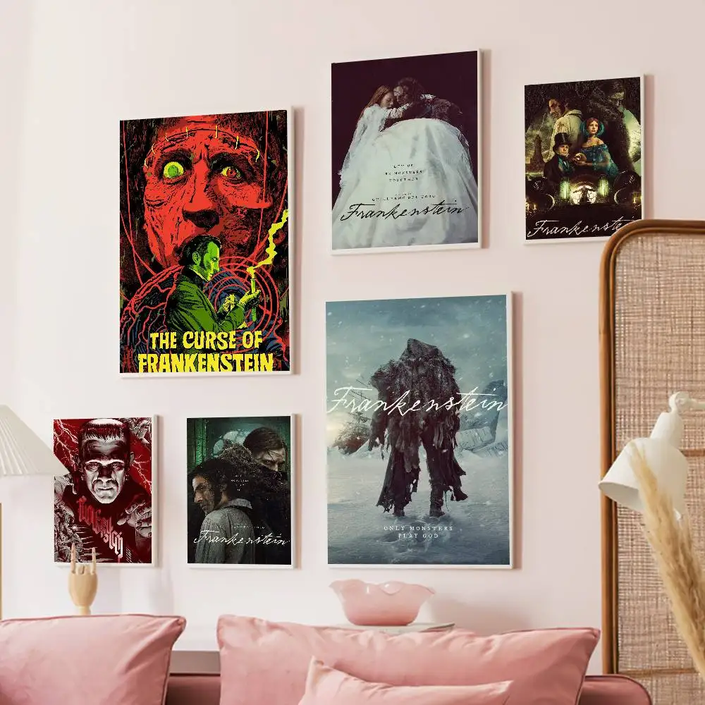 Classic Science Fiction F-frankenstein Classic Vintage Posters HD Quality Wall Art Retro Posters For Home Room Wall Decor