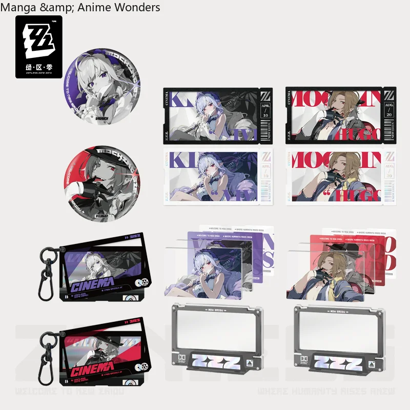 

Presale Sunsyea Zenless Zone Zero Official Merch MiHoYo Original Authentic Series Fixed Frame Acrylic Insert Set Robin Cosplay