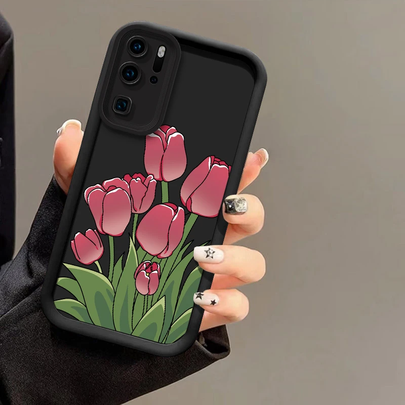 حافظة هاتف عصرية مطبوعة بالزهور لهاتف انفينيكس هوت 60 برو بلس 50 40i 30i GT 10 20 Play Zero 30 غطاء ناعم مقاوم للصدمات غير لامع من البولي يوريثان الحراري