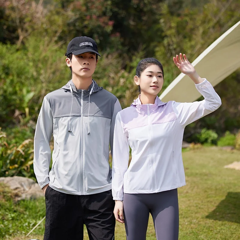 

Легкая дышащая летняя одежда из ледяного шелка для защиты от солнца, ультратонкая, с охлаждающим эффектом, модная, молодежная, для пар