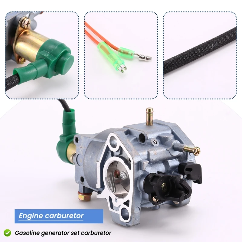 

Карбюратор для портативных генераторов Honda GX240 8 л.с., GX270 9 л.с., GX340 11 л.с., GX390 13 л.с., 182F, 188F, Ex6500, Ex5000 (6500 Вт)