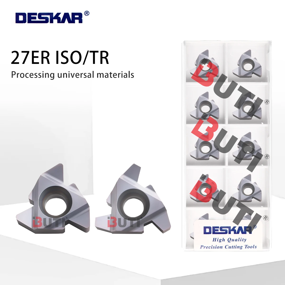 

DESKAR 100% Original 27ER 8.0ISO 27ER 8TR LDA Threading Insert CNC Lathe machining center Universal Material Threaded blade Part