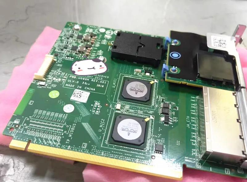 

Для Dell R910 Broadcom 5709C 2-портовый USB-переходник Y950P CN-0Y950P 0Y950P 0FMY1T U090H