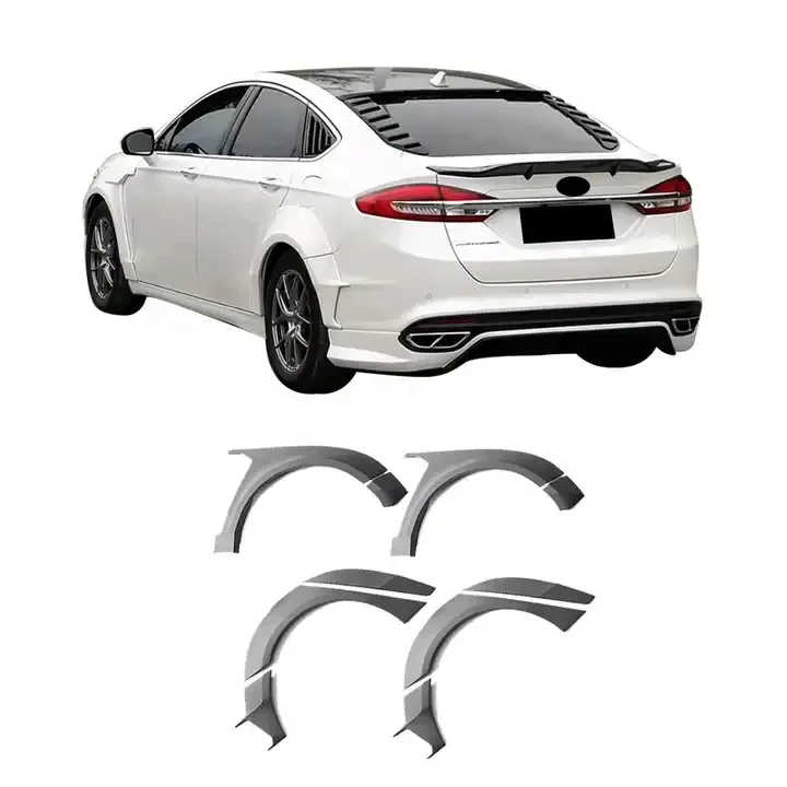 High Quality Car Wide Body Wheel Eyebrows Trim Small Plastic  Modified Exterior Accessories Kits For Ford 2013-2018 Mondeo