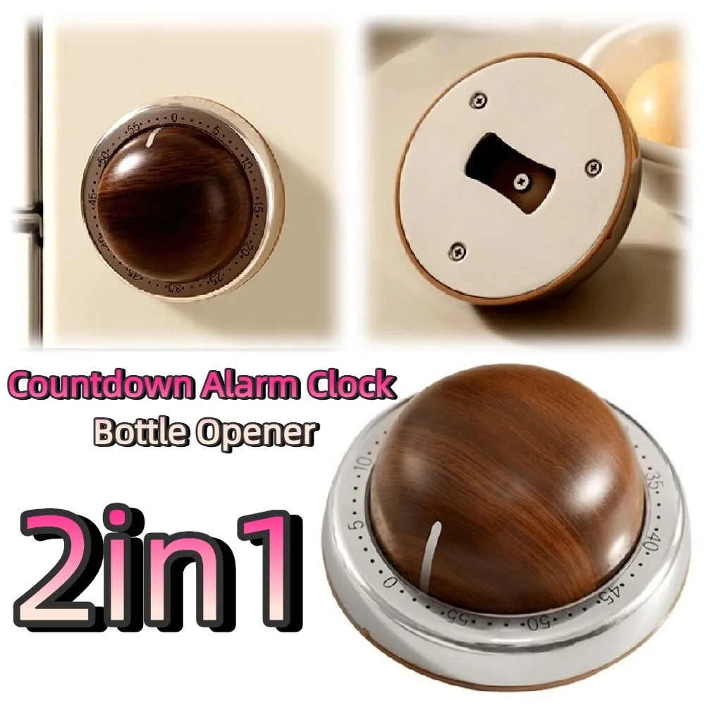 

2in1 Countdown Alarm Clock 60 Minutes Self Discipline Kitchen Cooking Timer Adsorbable Magnetic Children Study Timer Classroom