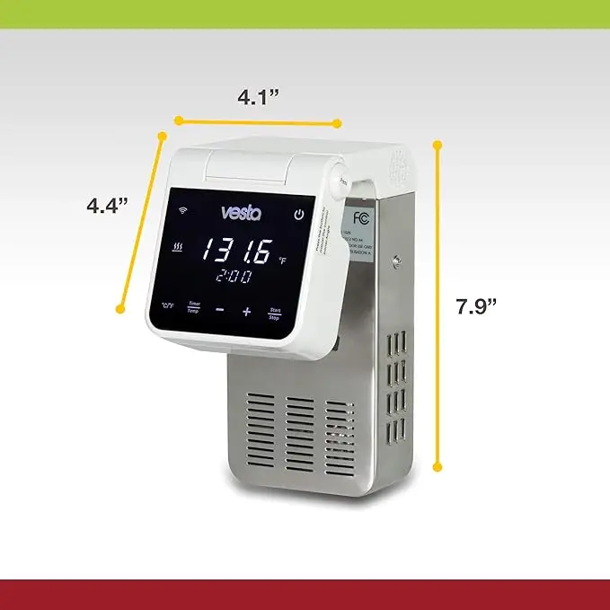 Commercial Immersion Circulator Vacuum Slow Cooking Machine With Digital Touchscreen Display Portable Sous Vide Cooker