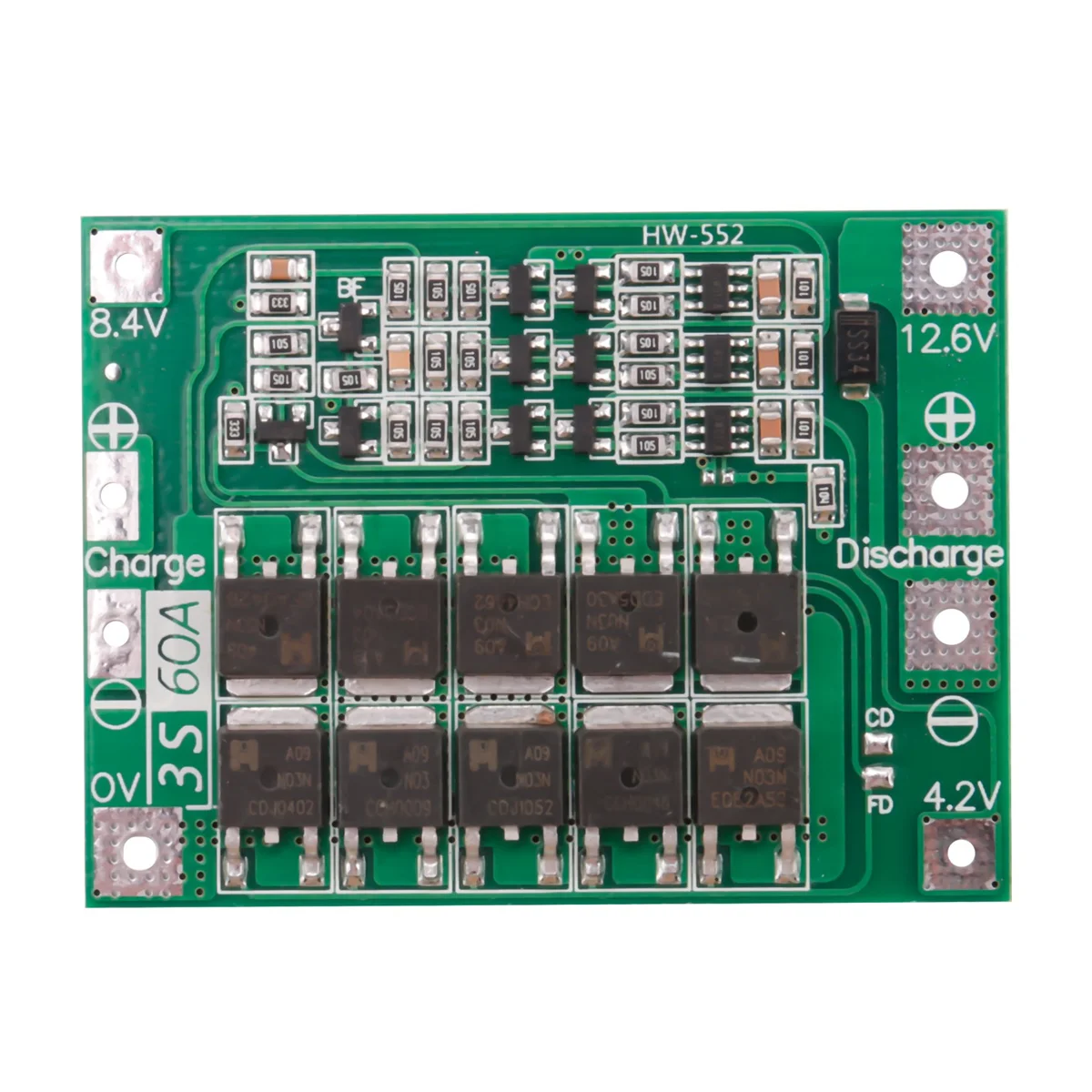 3s 60a bms Board Lithium Li-Ion 11,1 Batteries chutz platine mit Waage für Bohr motor 12,6 V V Lipo zellen modul