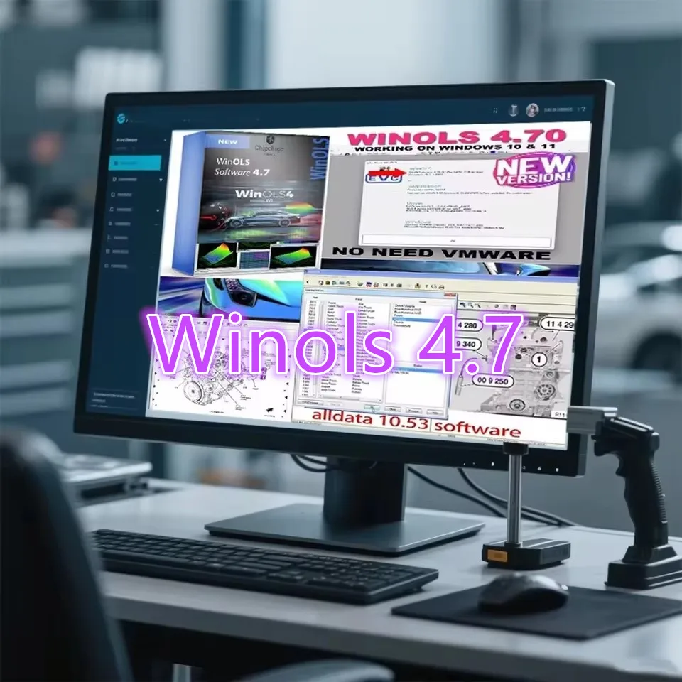 Newest Winols 4.7 Auto Repair Software for Windows 10/11/2025 Vehicle Diagnostic Tool Included with Alldata10.53 Latest Version