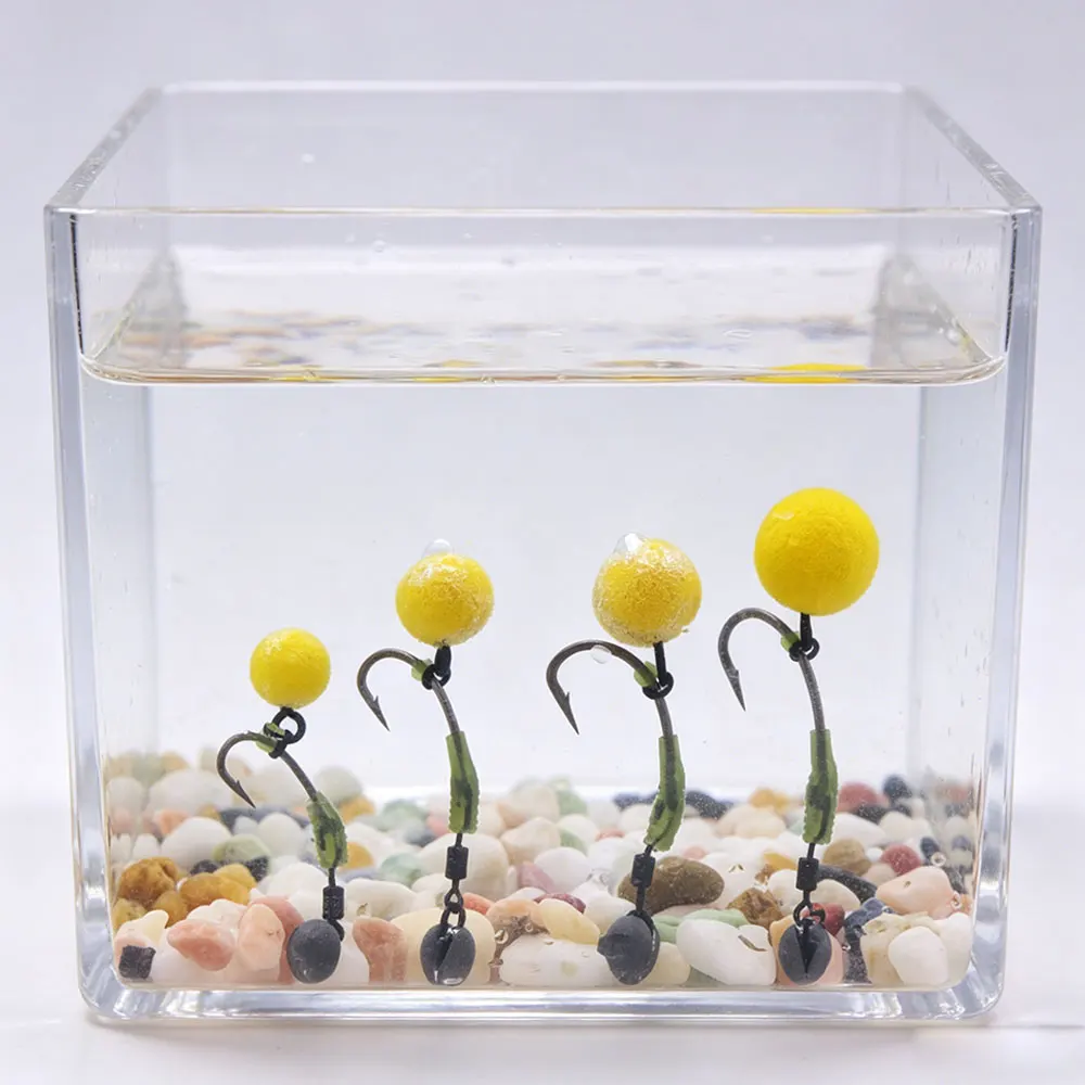 A Box Carp Fishing Boilies Method Feeder Carp Bait Lure Pop Up Hair Rig Floating EVA Foam Ball For Fish Accessories Tackle