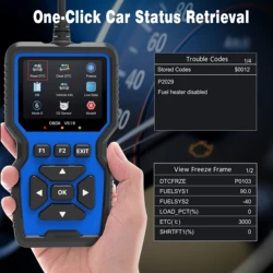 V519 Automotive Troubleshooter obd2 elm327 Engine Fault Read Data Battery Voltage Detection