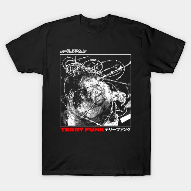 

Terry Funk T-Shirt Funny Short Sleeve Tshirt Streetwear New Fashion Top Tees