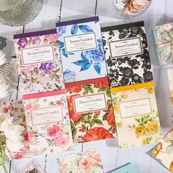 100 Pcs Vintage Floral Scrapbooking Stickers Set For Journaling Notebook Planner Decorative Aesthetic Stickers