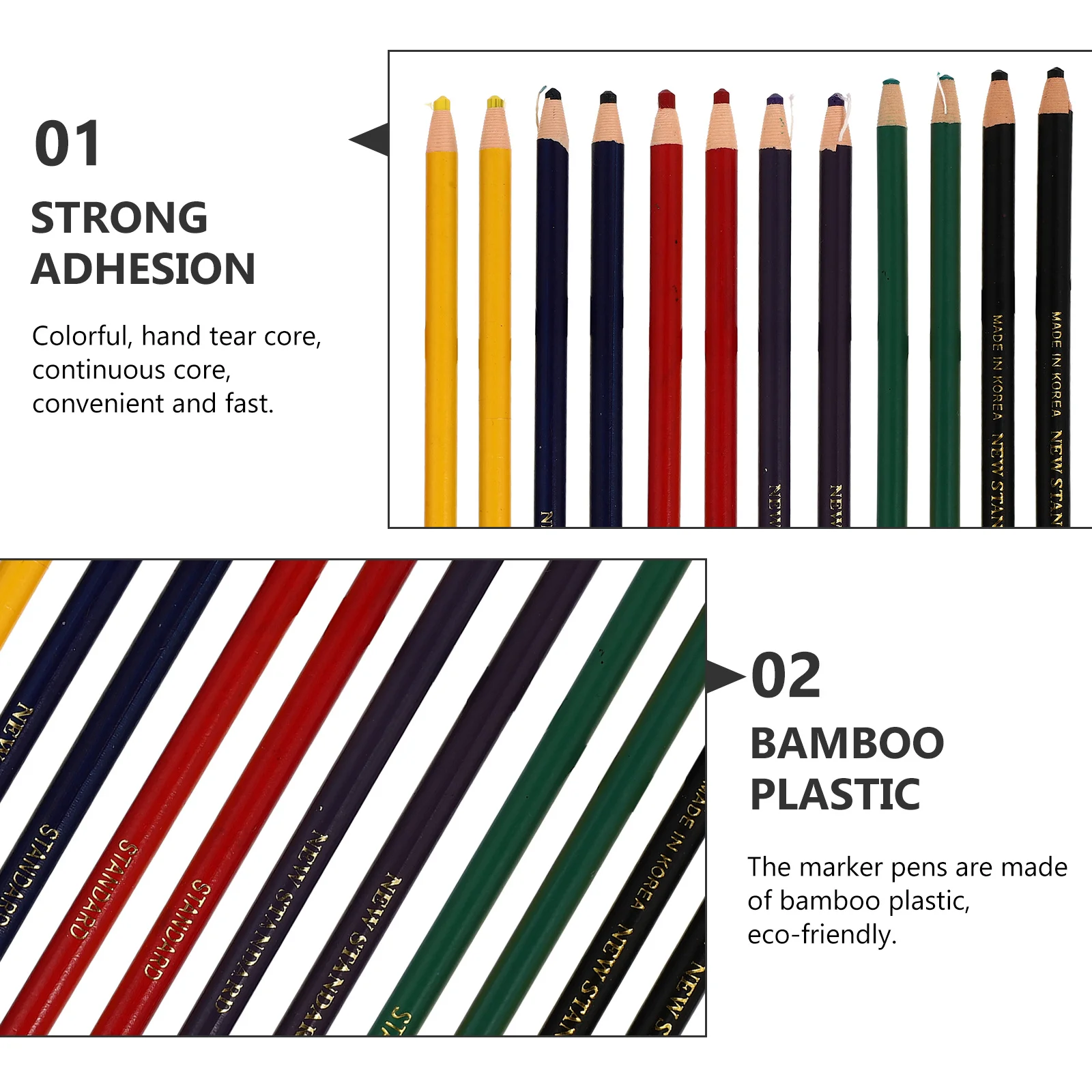 

12Pcs Roll Paper Drawstring Marker Pens Multi-Purpose Sewing Fabric Markers Practical Tailor Dressmaker Tools Creative