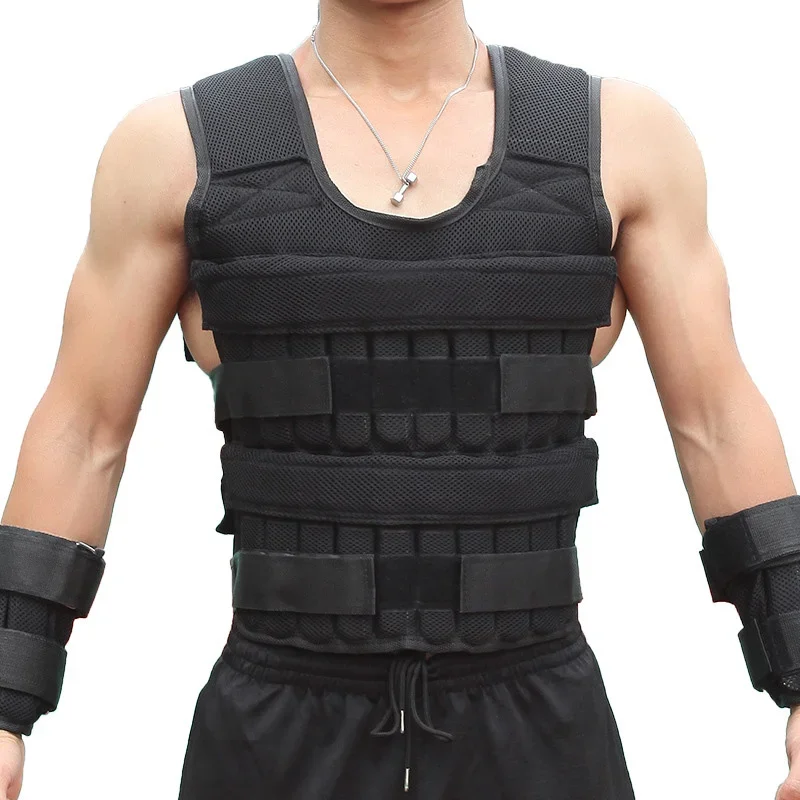 

35Kg Boxing Weightlifting Vest Training Fitness Fitness Equipment Adjustable Vest Jacket Sandwear