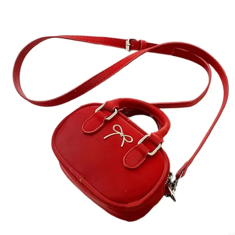 Women Shoulder Bag Commuting Bag Lovely Bows Bowling Bag Korean Styles Bag Small Crossbody Bag Trendy Handbag 547A