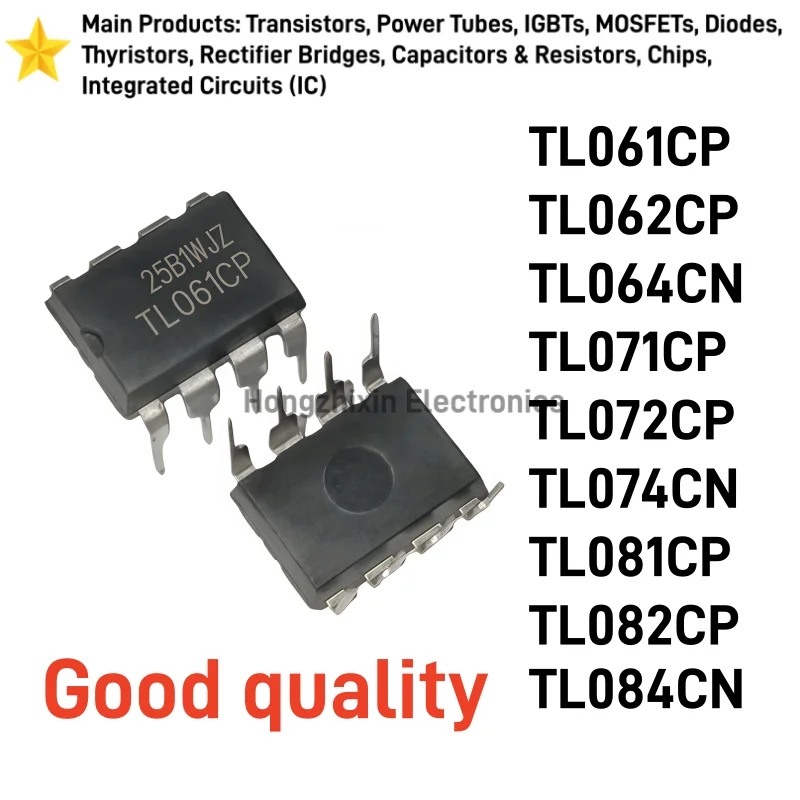 10PCS NEW TL061CP TL062CP TL064CN TL071CP TL072CP TL074CN TL081CP TL082CP TL084CN DIP
