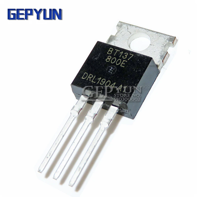 10PCS BT137-800E TO220 BT137-800 TO-220 BT138 Tria Gepyun