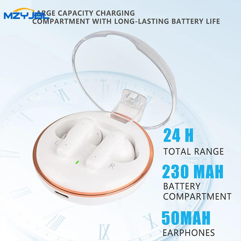

MZYJBL TWS Bluetooth 5.3 Earphones True Wireless Headphones S100 Earbuds Hifi Sound Sports Headset Waterproof In Ear Earphone