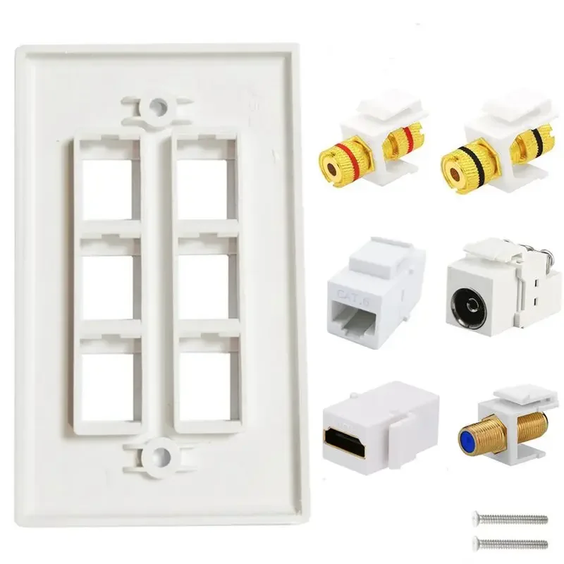 الوسائط المتعددة الأمريكية لوحة الحائط التلفزيون TV9.5 F رئيس CAT6 شبكة عالية الوضوح HDMI متوافق مع رئيس مكبر الصوت #2