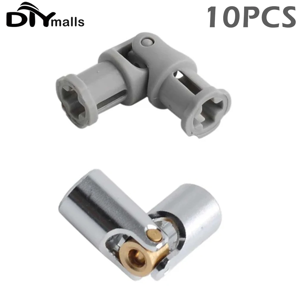 10PCS Plastic Universal Joint Metal Universal Joint 3L MOC Power Functions 61903 Shaft Compatible With Legoeds Bricks